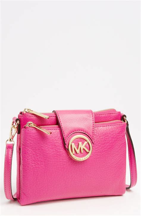 michael kors neon pink purse|Michael Kors pink suitcase.